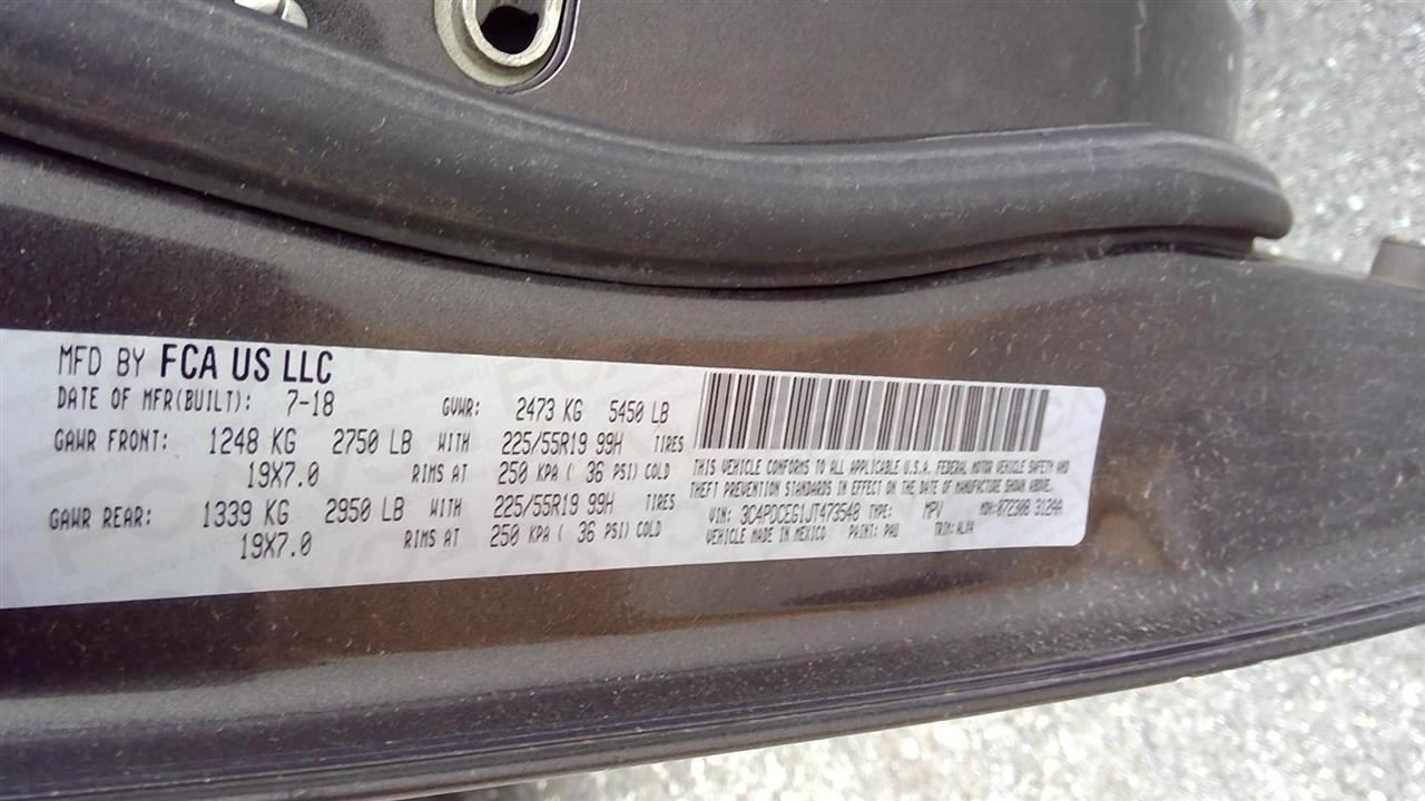 Camera/Projector Camera Liftgate Mounted Fits 11-20 JOURNEY 2127361
