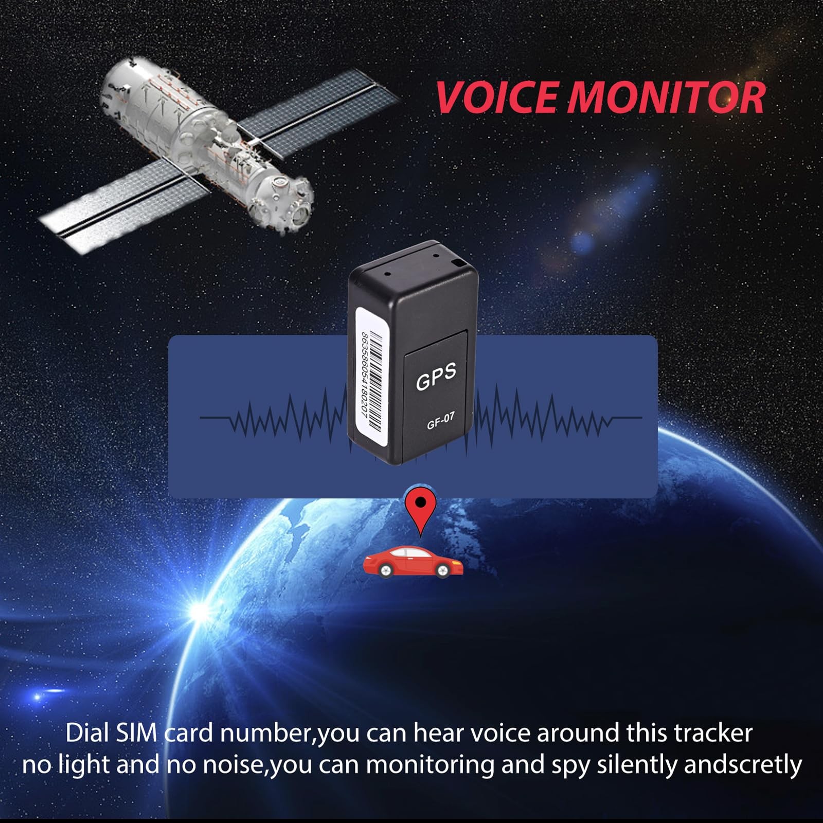 Mini GPS Tracker for Vehicles No Monthly Fee - Real-time Wireless Hidden GPS ...