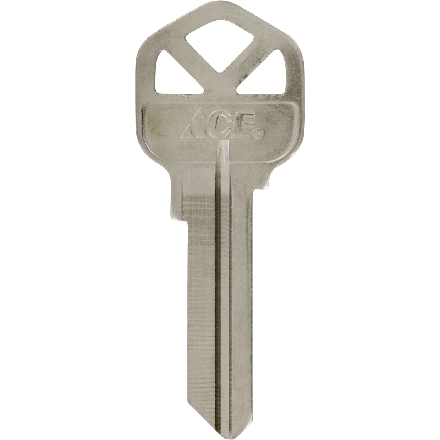 Hillman 86331 Brass Nickel KW-11 Universal Single Sided Blank Key (Pack of 10)