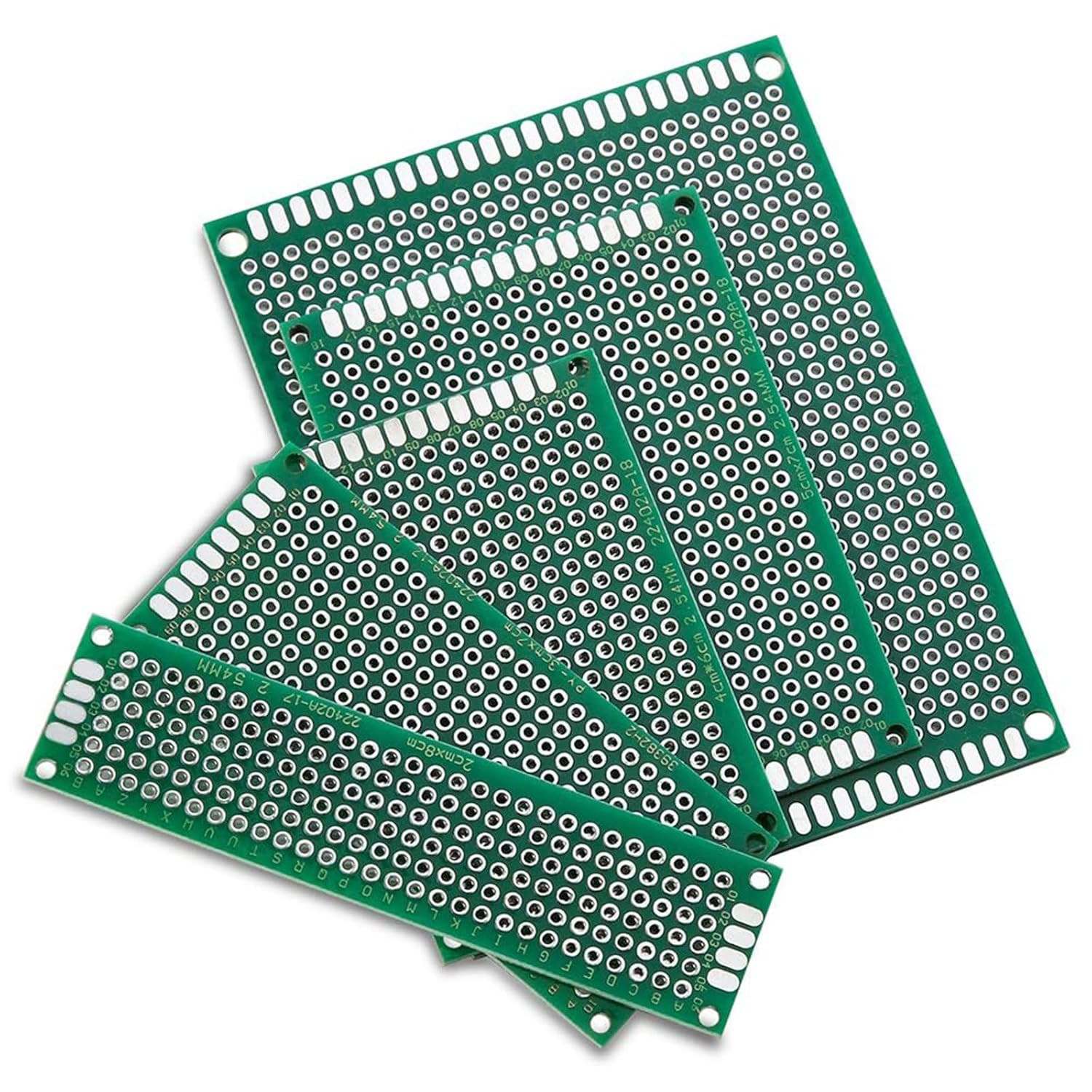 32 Pcs Double Sided PCB Board Kit, Soldering Practice Kit for DIY Electronics Pr