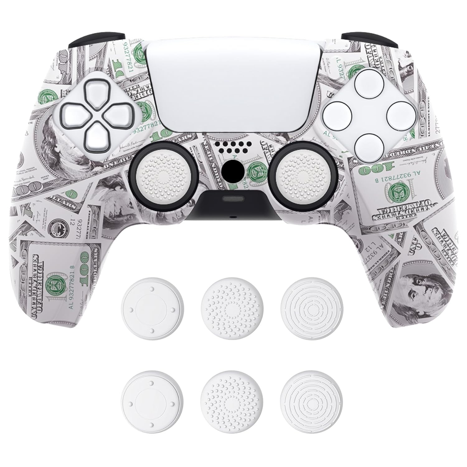 PlayVital Dockable Model Anti-Slip Silicone Cover Skin for ps5 Controller