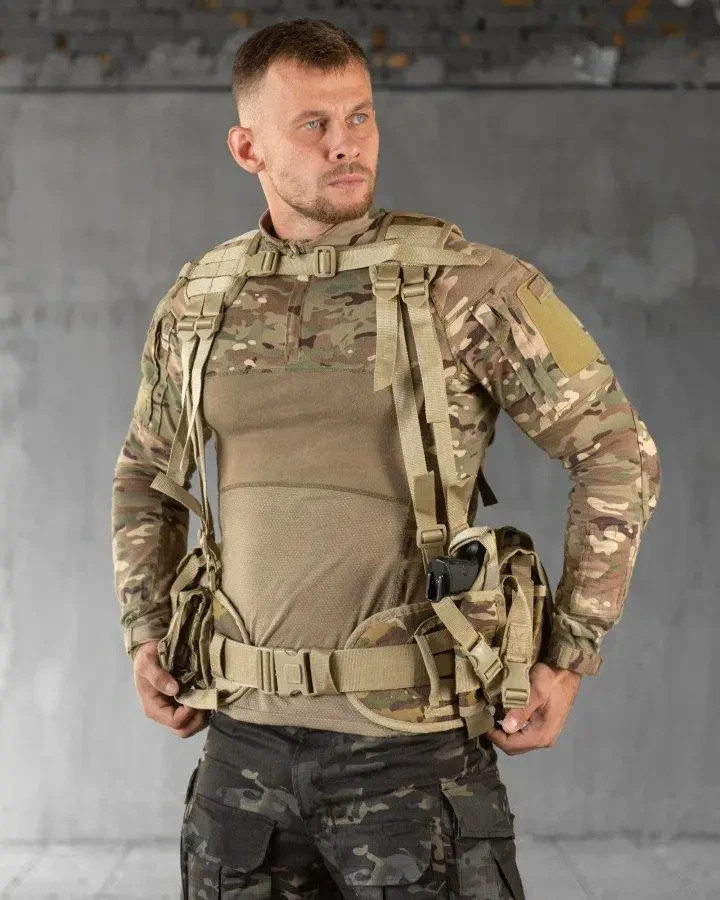 Modular tactical belt RPS with backpack multicam multicam💛💙