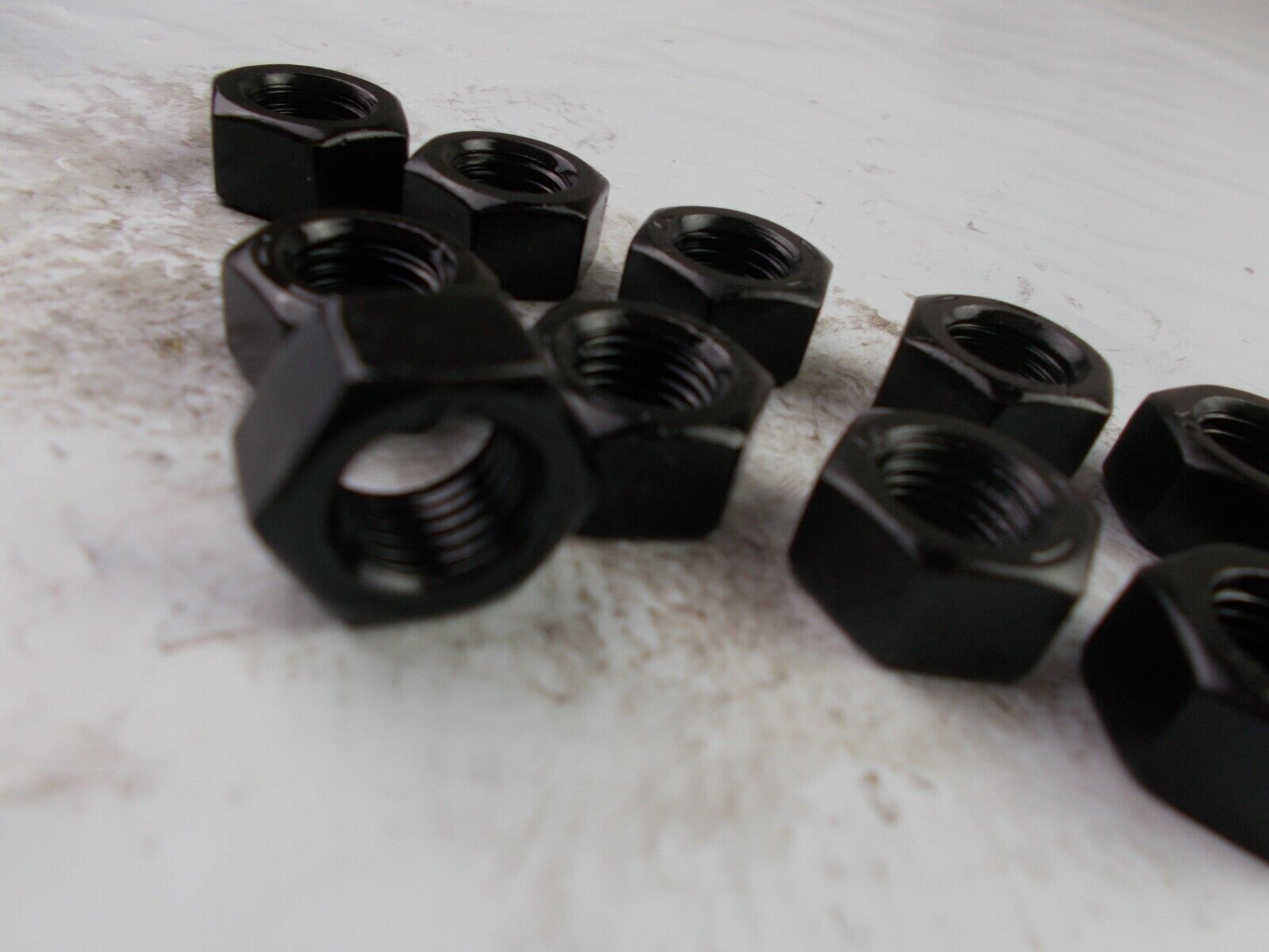 Hex Nut 7/16" - 20 Fine Thread "10 Nuts" Grade 8 7/16-20