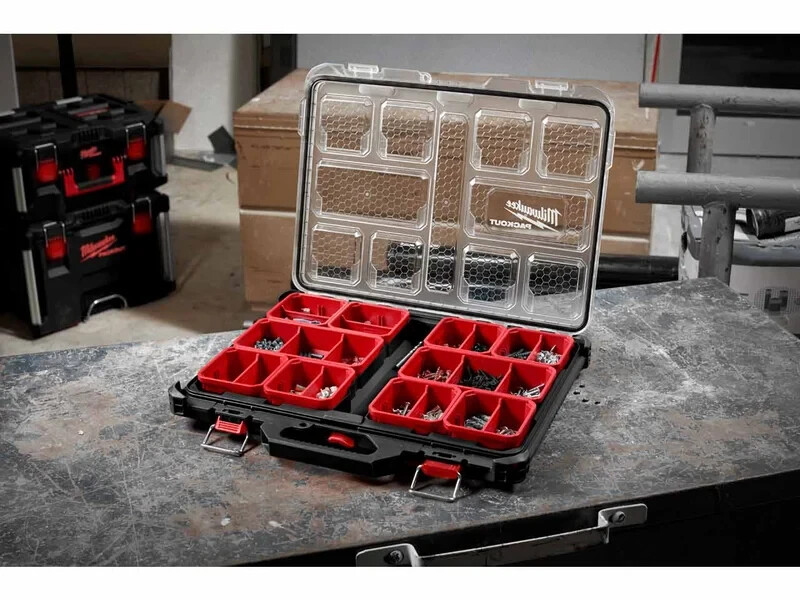 Milwaukee 4932471064 Black PACKOUT Slim Organiser