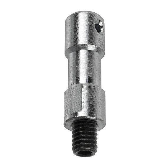 Light Source Mega-Baby Pin with 3/8"-16 Male Threads, Silver