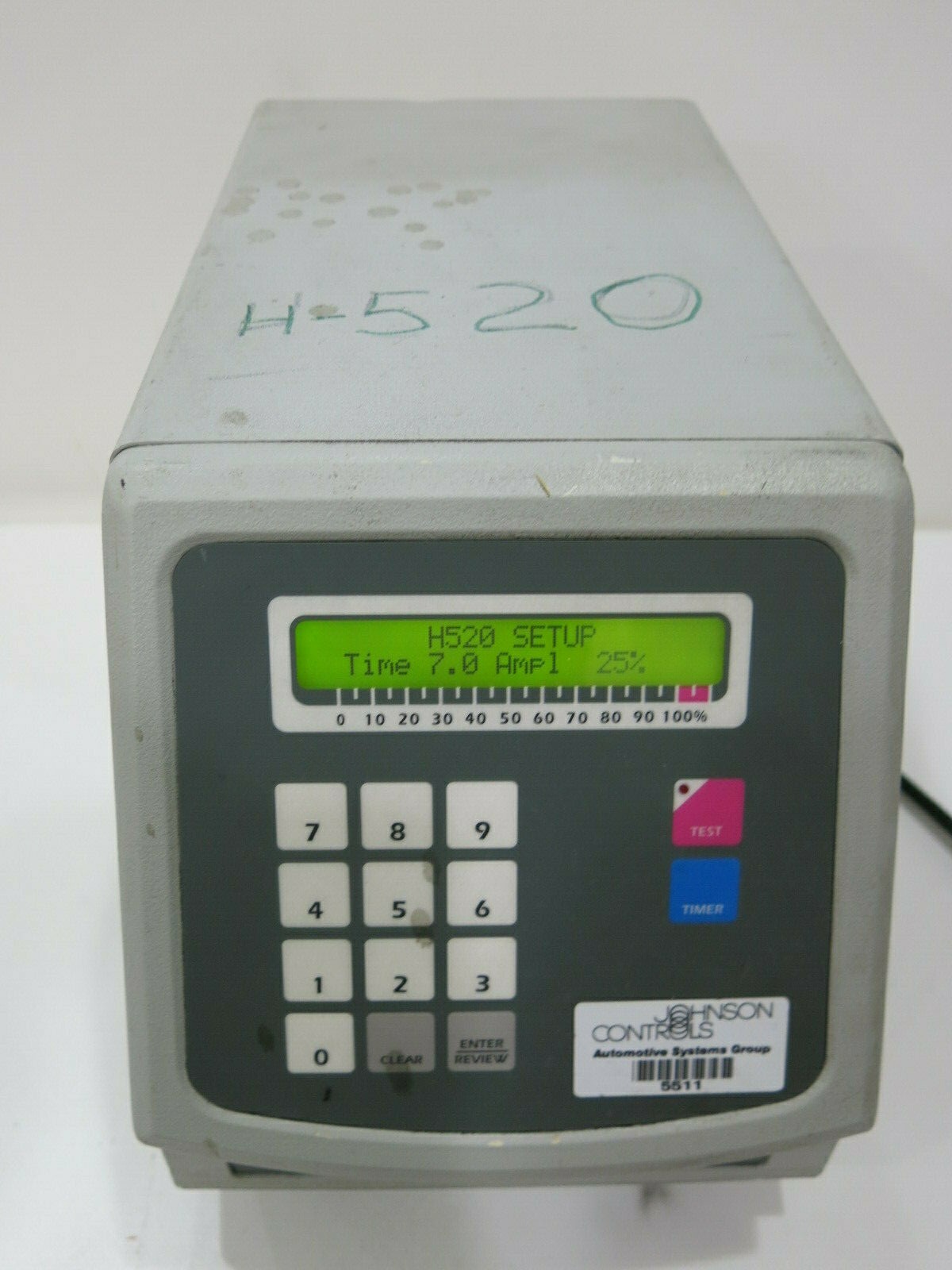 SONICS & MATERIALS H-520 HAND WELDING CONTROLLER | SONICS H-520 WELDING CONTROL