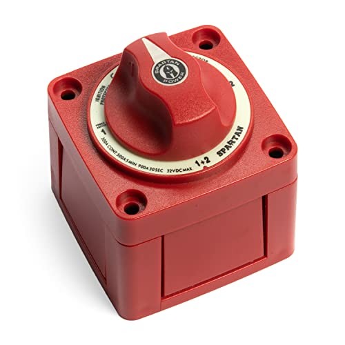 300A Battery Combiner and Selector Switch 4 300A Selector 4 Position Red
