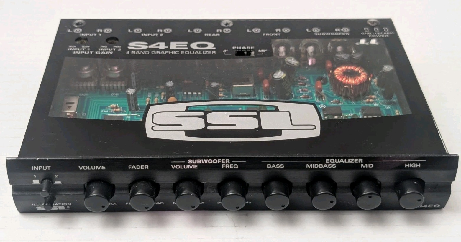 Sound Storm Laboratories S4EQ 4 Band Pre-Amp Car Audio Stereo Equalizer