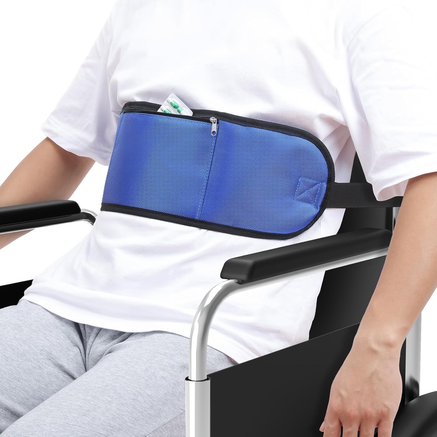 Wheelchair Seat Belt, Enlarge Medical Restraints Straps for Dementia Patients...