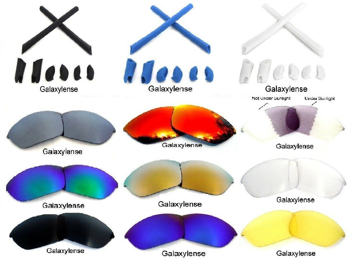 Galaxy Replacement Lenses For Oakley Half Jacket 1.0 Sunglasses Multi-Color