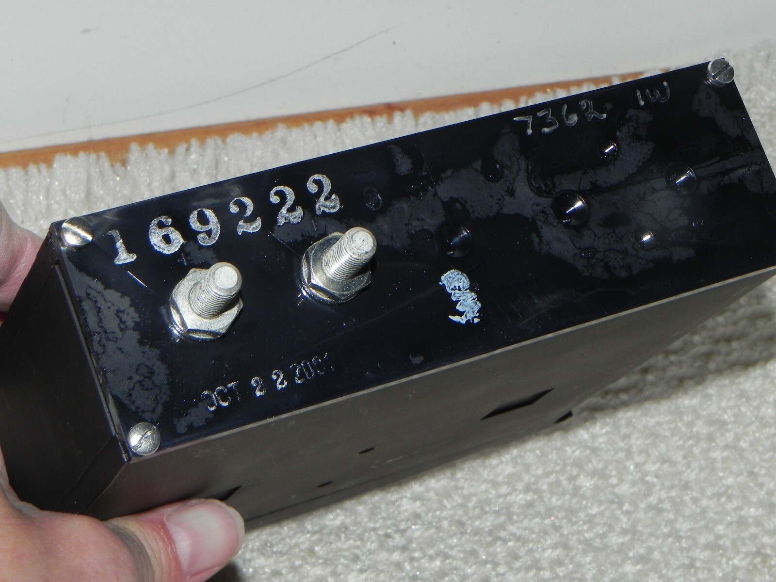 Weschler Instrument Dc Millivolts Horizontal/Panel meter 606B624A09