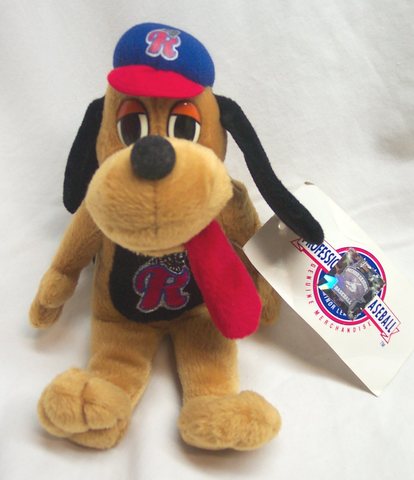 READING PHILLIES Minor League Baseball BLOOPER DOG MASCOT 9" STUFFED ANIMAL NEW