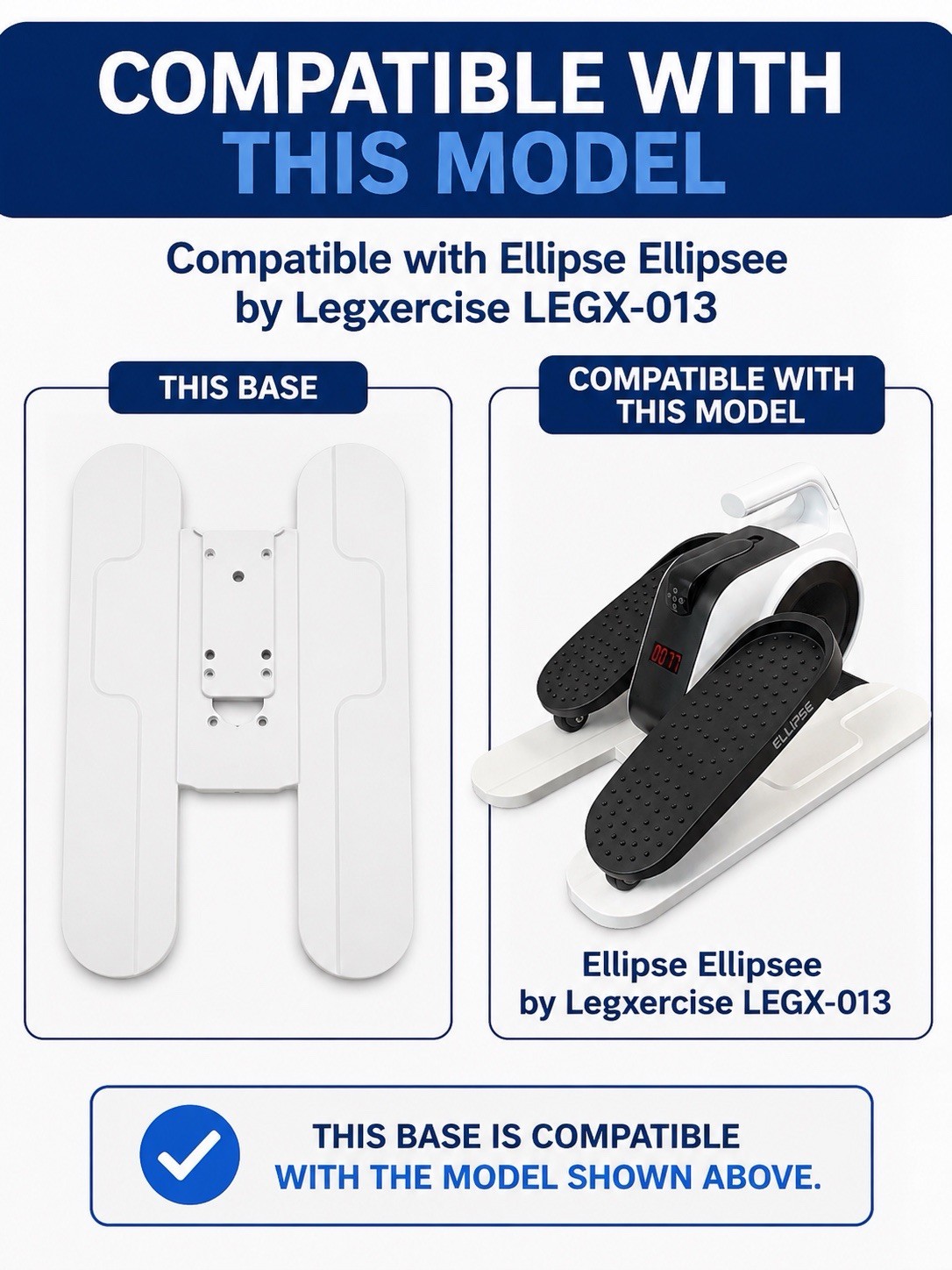 Replacement base/platform for Ellipse elliptical exercise machine.