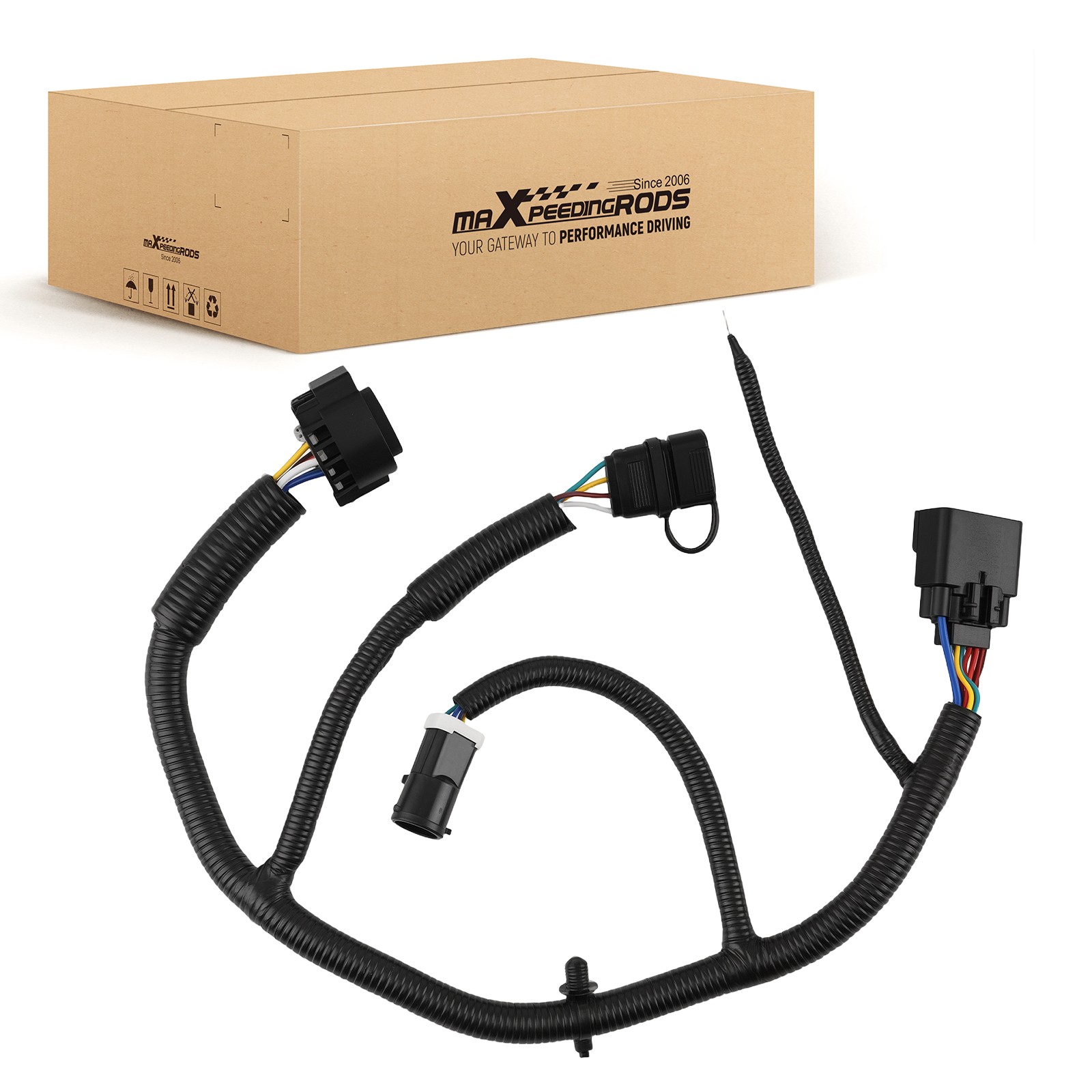 Trailer Tow Hitch Wiring Harness 7 Pin for Ford F-150 Lincoln Mark LT 05-08