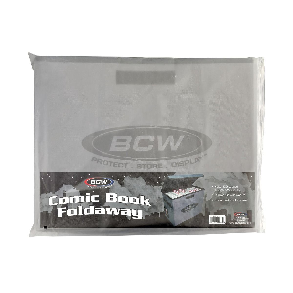 2 BCW Black Comic Book Foldaway Totes
