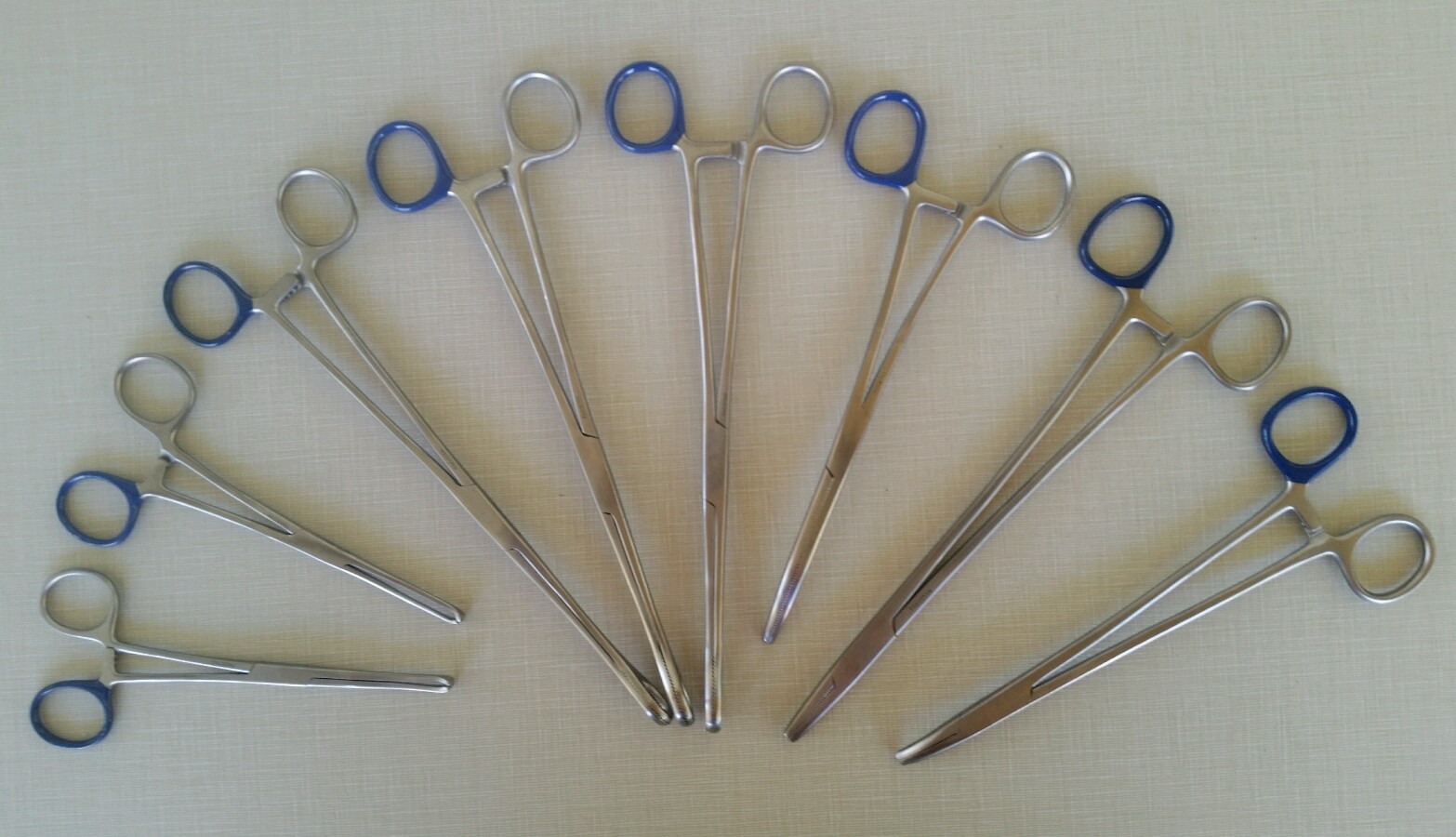 8 Pc Set -☆ Body Piercing Tools/Instruments ☆Large Locking 9-1/2" To 6" Sizes☆