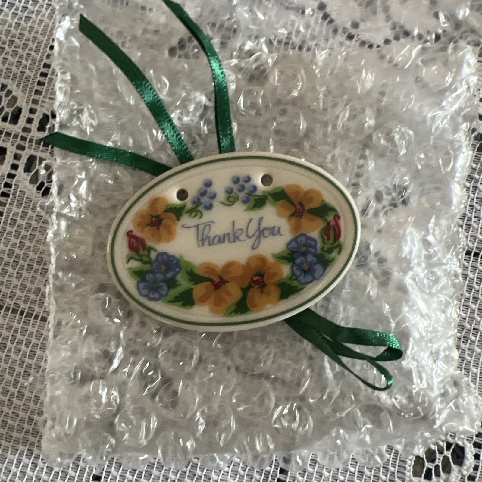 Longaberger Thank you Basket Tie On