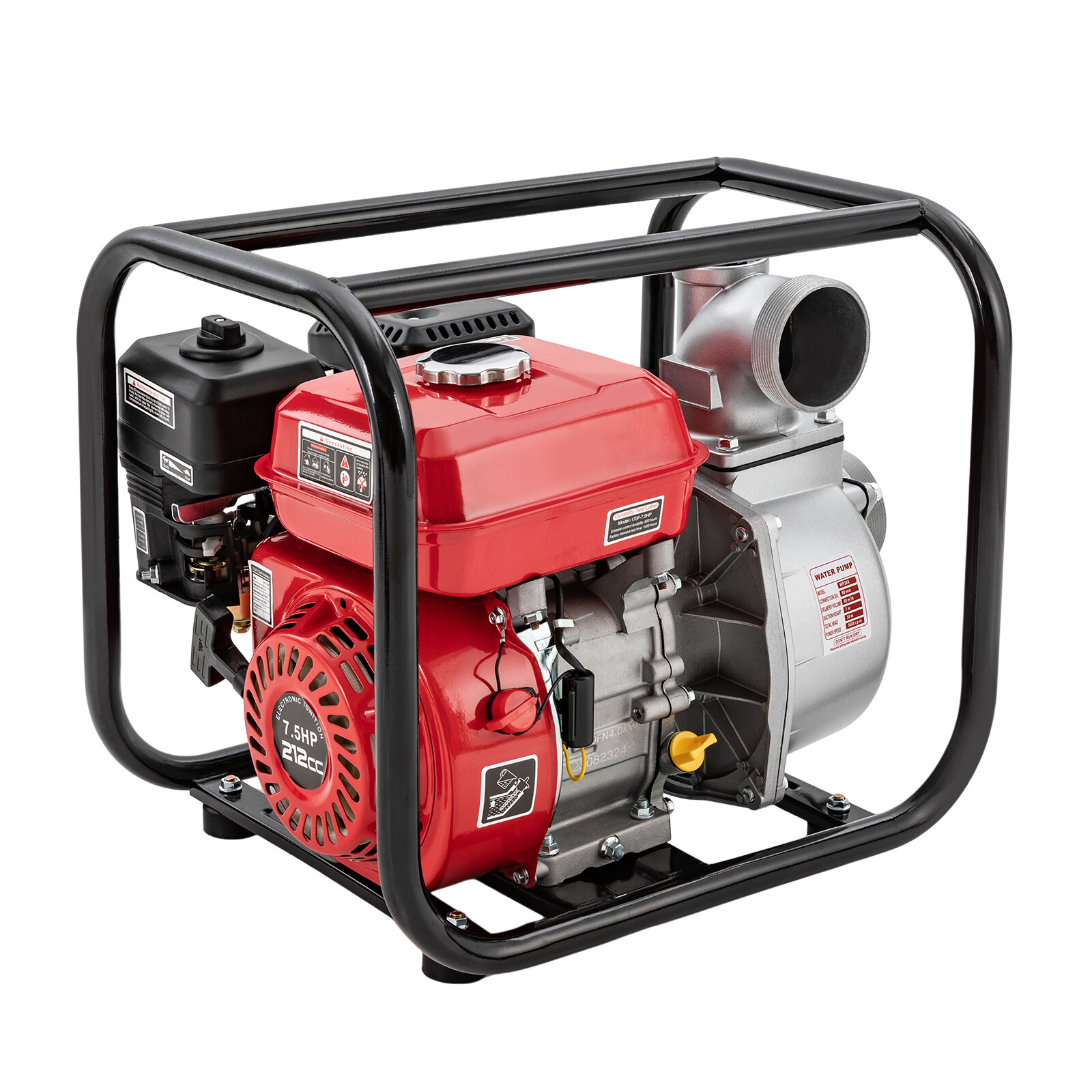 3" Inch 7.5HP Gas Water Pump Gas-Power Garden Water Irrigation Transfer Pump