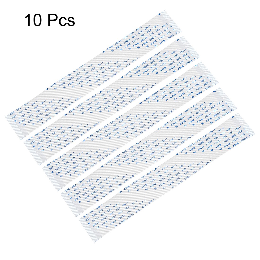 Flat Flex Cable, 45 Pin 150mm FPC FFC Tape Cable 10pcs (Type A)