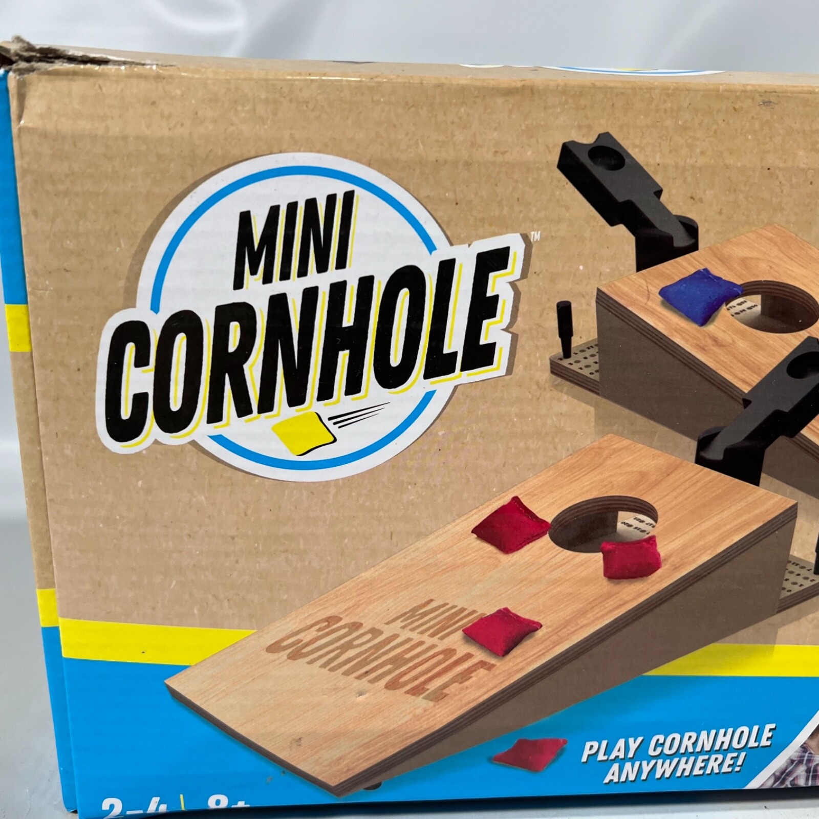 Buffalo Board Games Mini Tabletop Cornhole NEW OPEN BOX