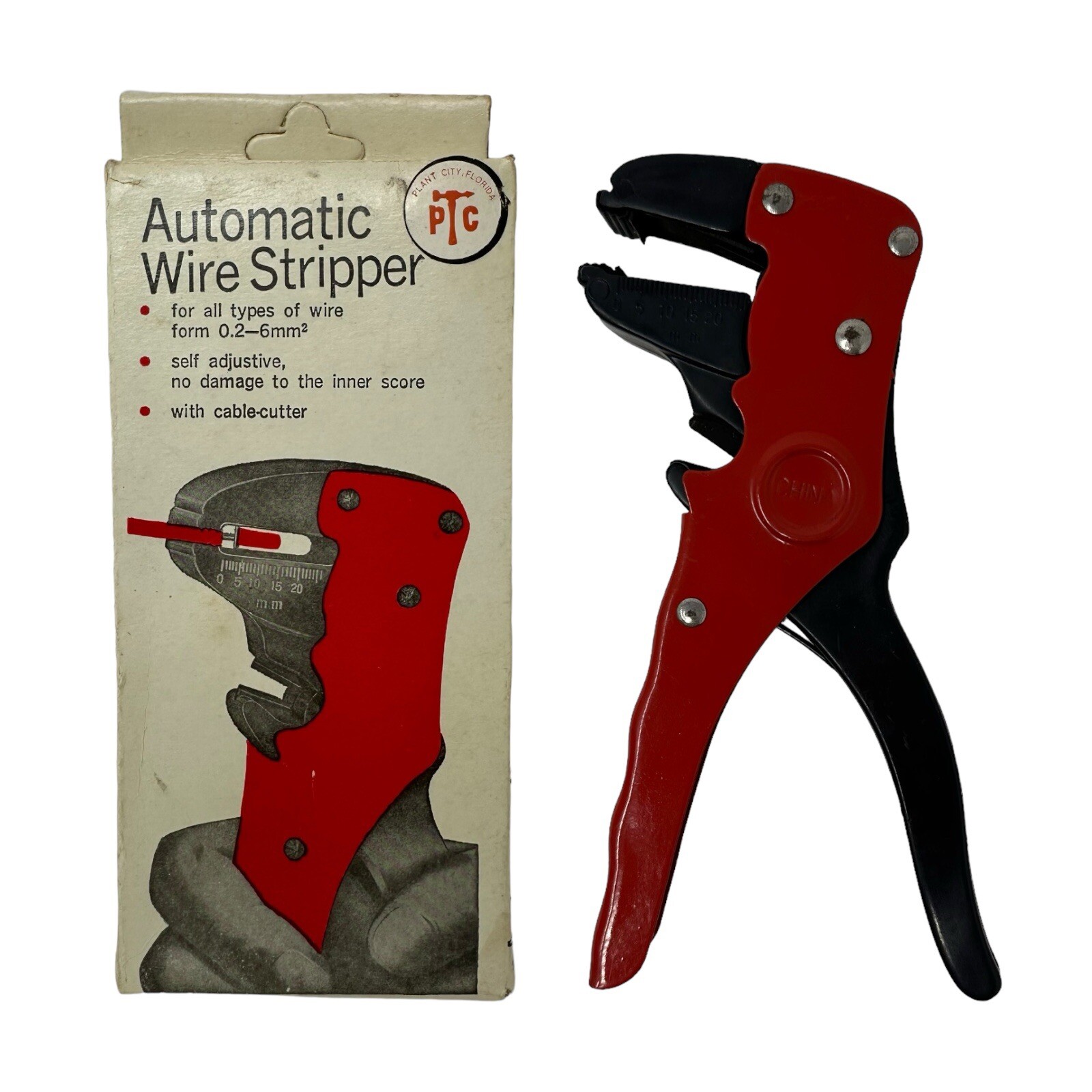 2 Pack Automatic Wire Stripper with Cable Cutter Electrical Wire Form 0.2 - 6m㎡