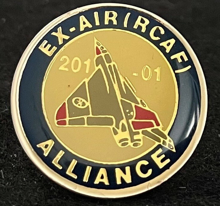 AVRO ARROW | RL-201  Day Glo Markings Enamel Pin  | 2.2 cm | MINT | Never worn