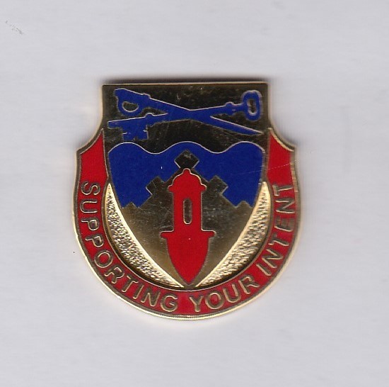 US Army 292nd Quartermaster QM Bn Support Supply crest DUI badge G-23