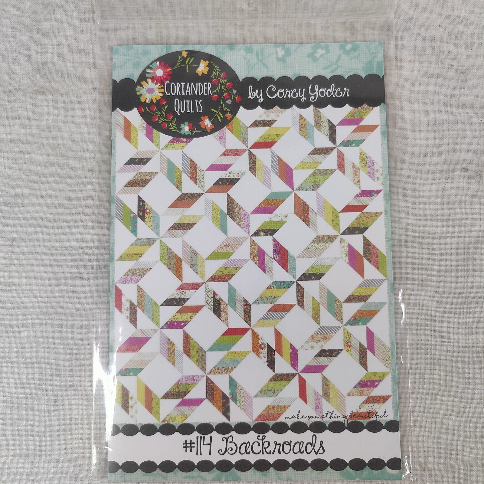 Backroads Quilting Pattern 2016 Corriander Quilts by Corey Yoder