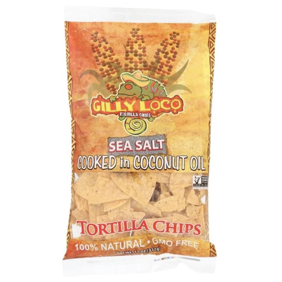 Beady Eye Gilly Loco Coconut Oil Sea Salt Tortilla Chips 11oz - Natural,