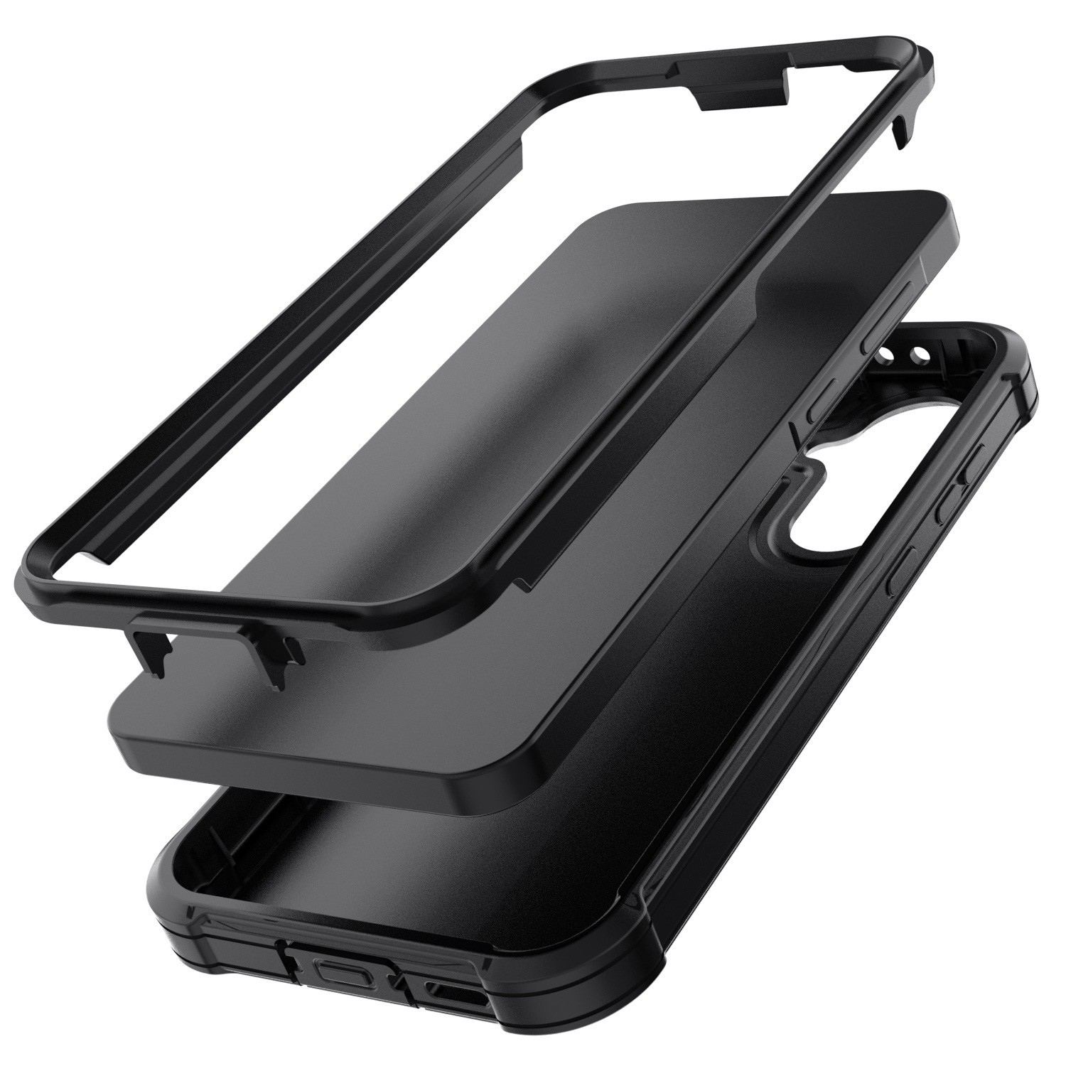 For Samsung Galaxy S25+ Plus Cell Phone Case Shockproof Double Layer Hard Cover