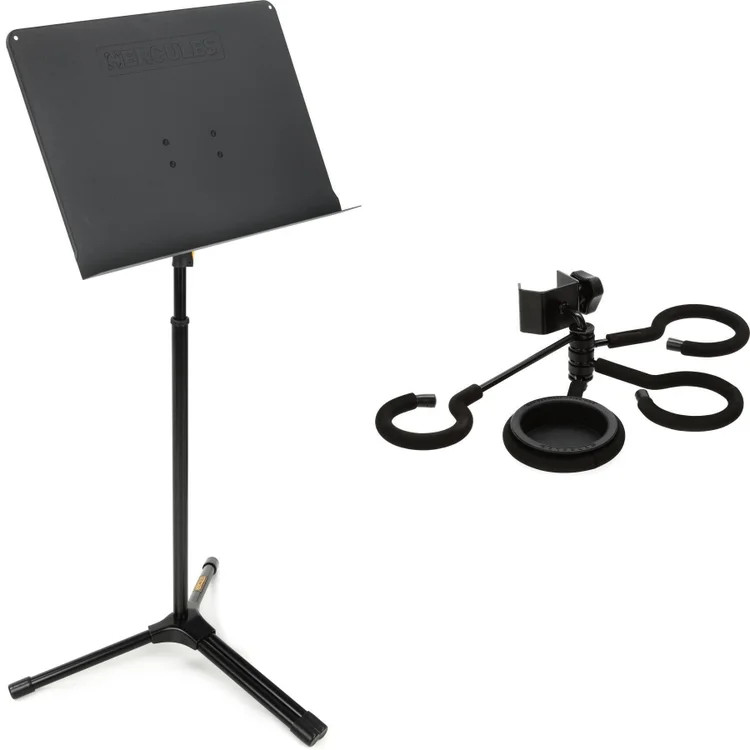 Hercules Stands BS200BPLUS EZ Grip Symphony Stand and Mute Holder