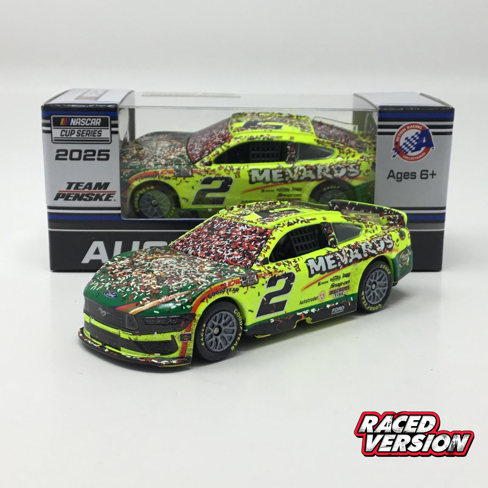 Austin Cindric 2025 Menards / Quaker State Talladega Race Win 1:64 Diecast