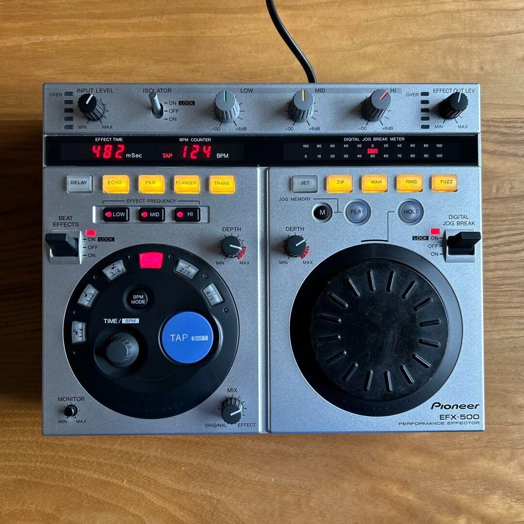 Pioneer EFX-500 Performance Effector DJ Turntable Mixer Silver Musical Gear