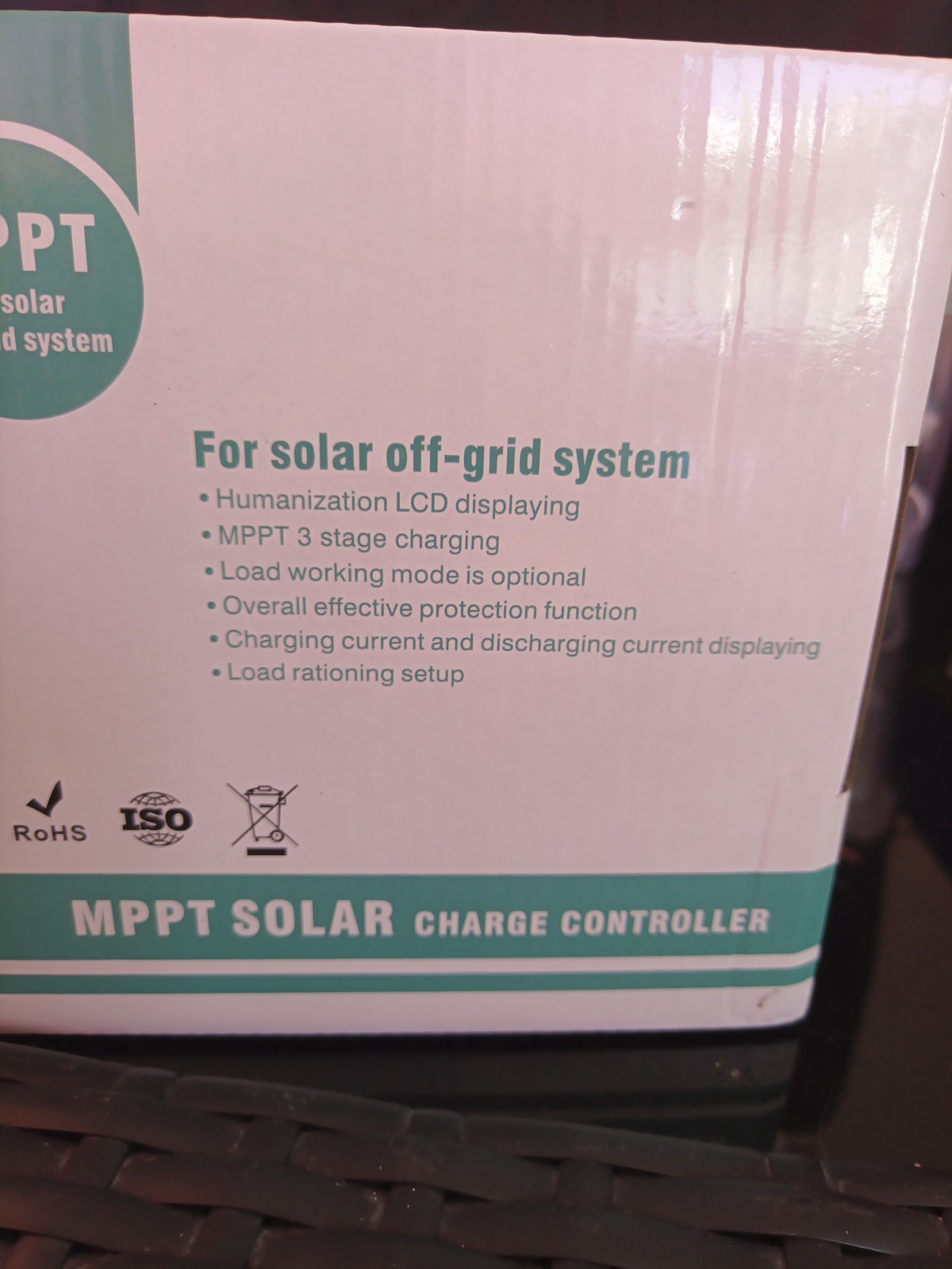 MPPT Solar Charge Controller, 20A 12V 24V Solar Controller