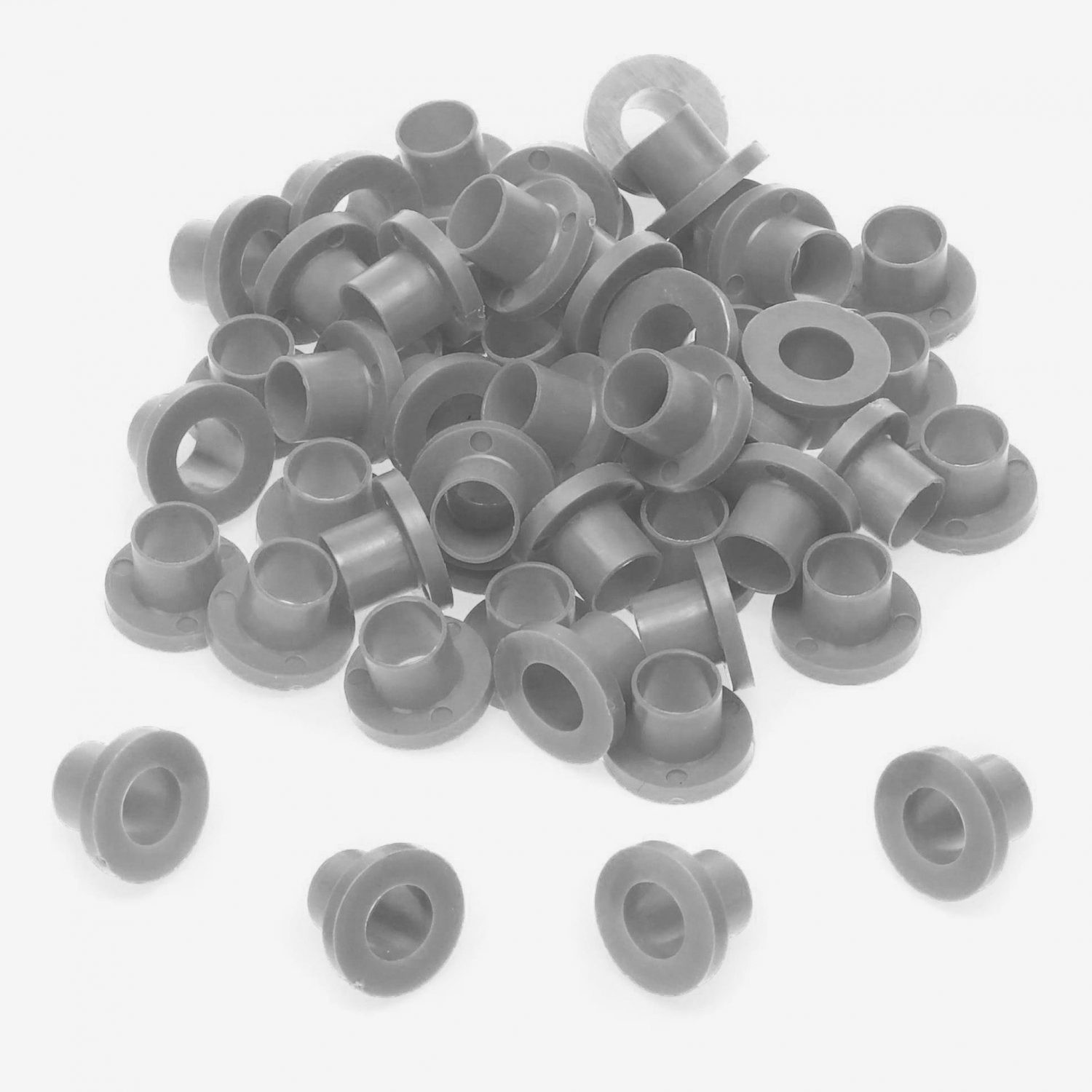 Danmar - TRW50S - 50 Pack Nylon Tension Rod Washers - Silver