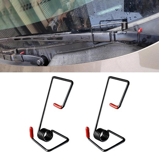2PCS Windshield Wiper Arm Pressure Spring Booster, Universal Tensi Color: 2PCS