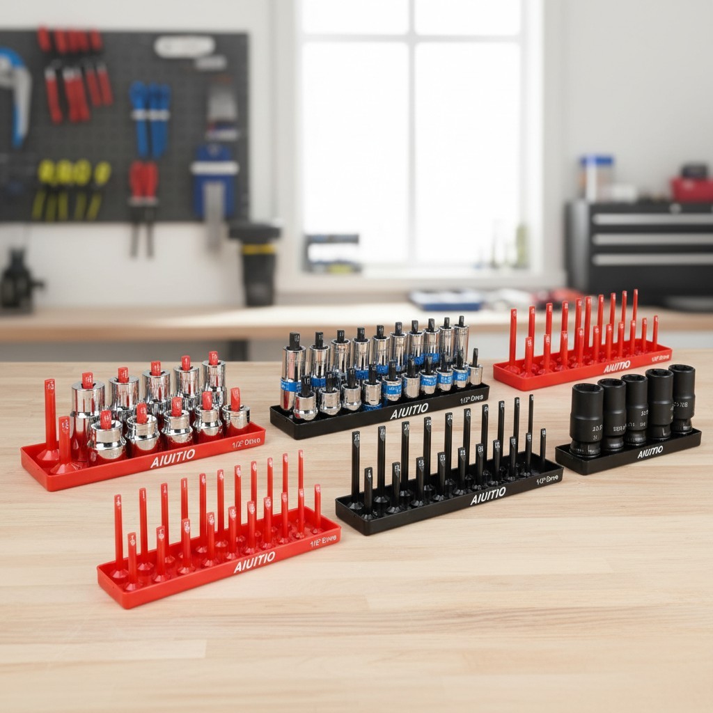 8-Piece Tool Organizer for 176 Sockets – Ultimate Metric & SAE Compatibility