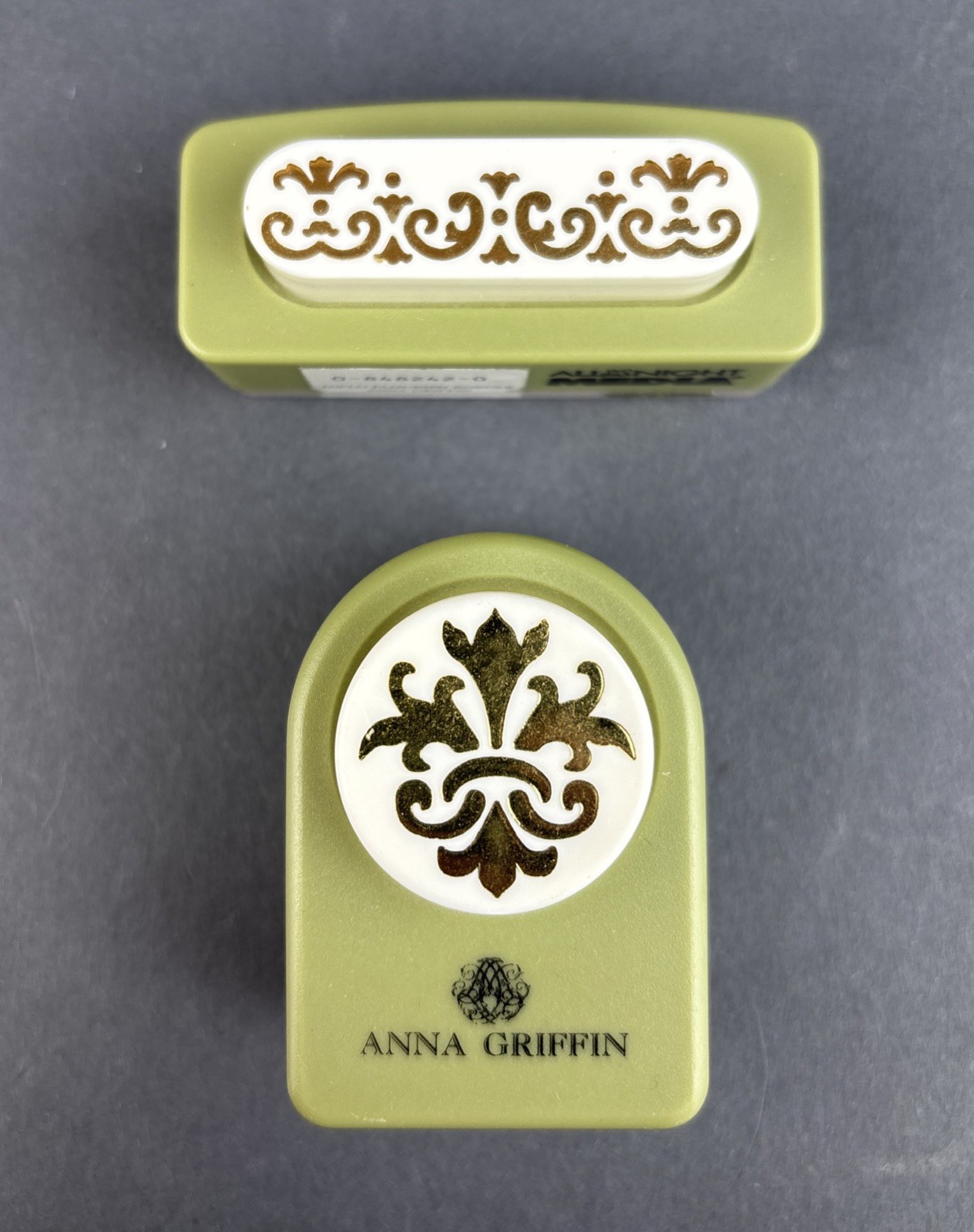 Anna Griffin FLOURISH Lot of 2 Paper Craft Punches