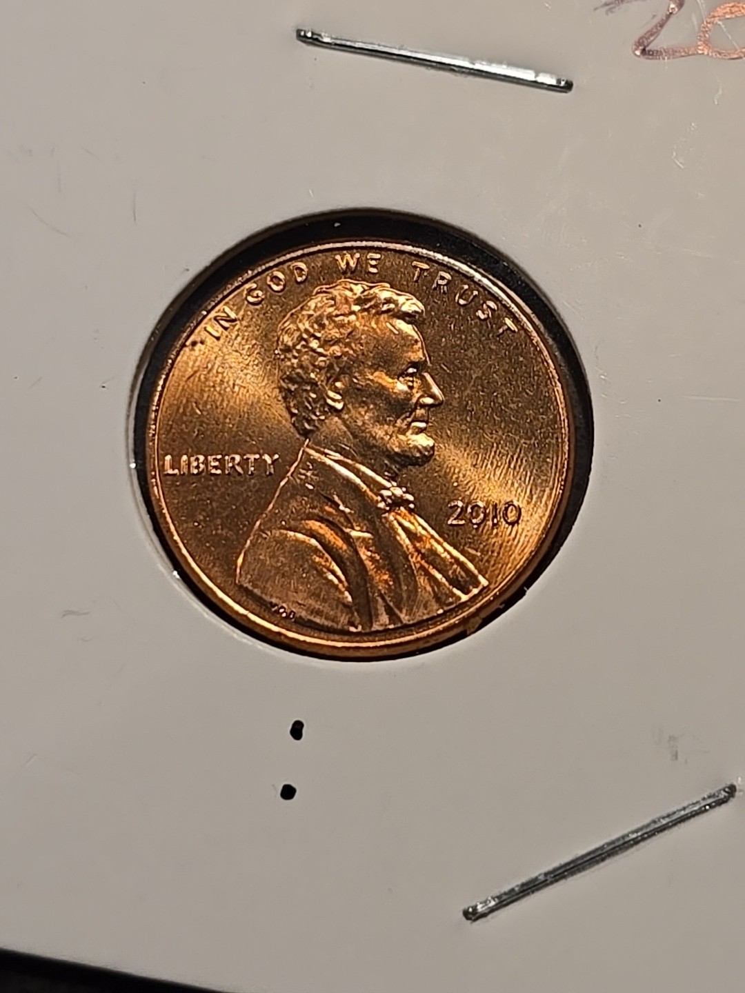 2010 P Gem Bum Lincoln Shield Penny Cent In A 2x2 Holder