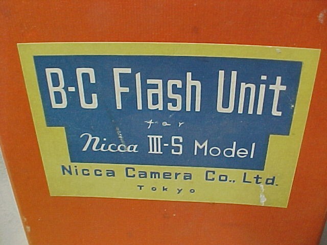 Nicca B-C Flash Unit for Nicca III-S Model / TOKYO