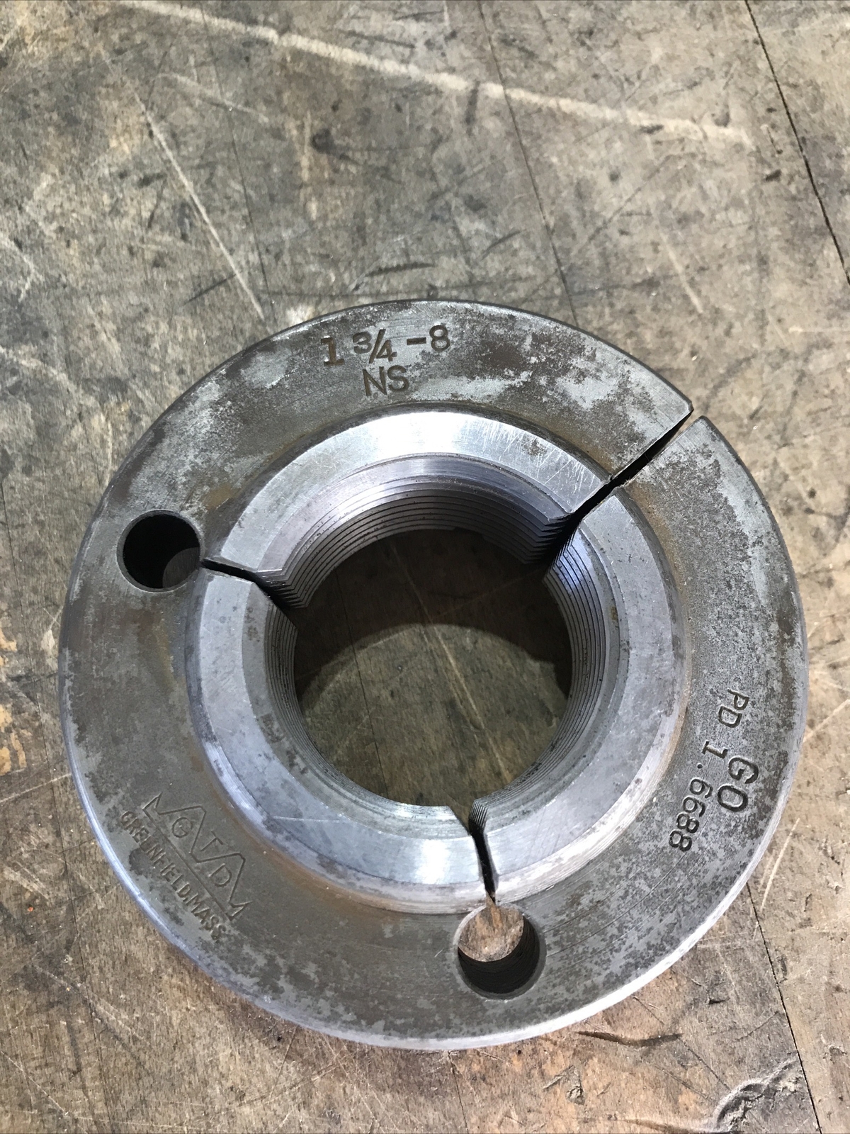 1-3/4-8 THREAD RING GAGE INSPECTION Go Only 1.6688