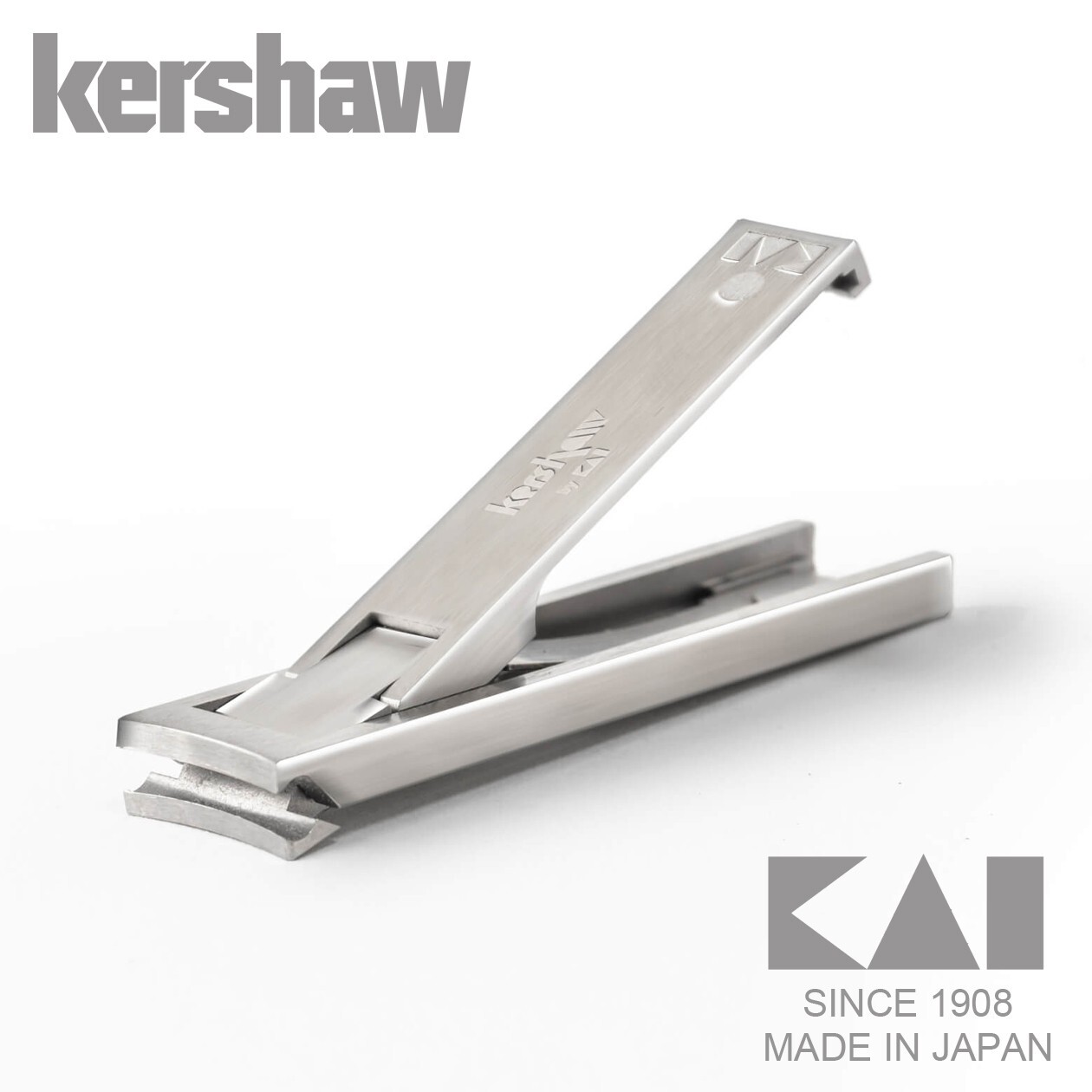 KAI KERSHAW Premium Compact Nail Clipper with Leather Case Made in Japan
