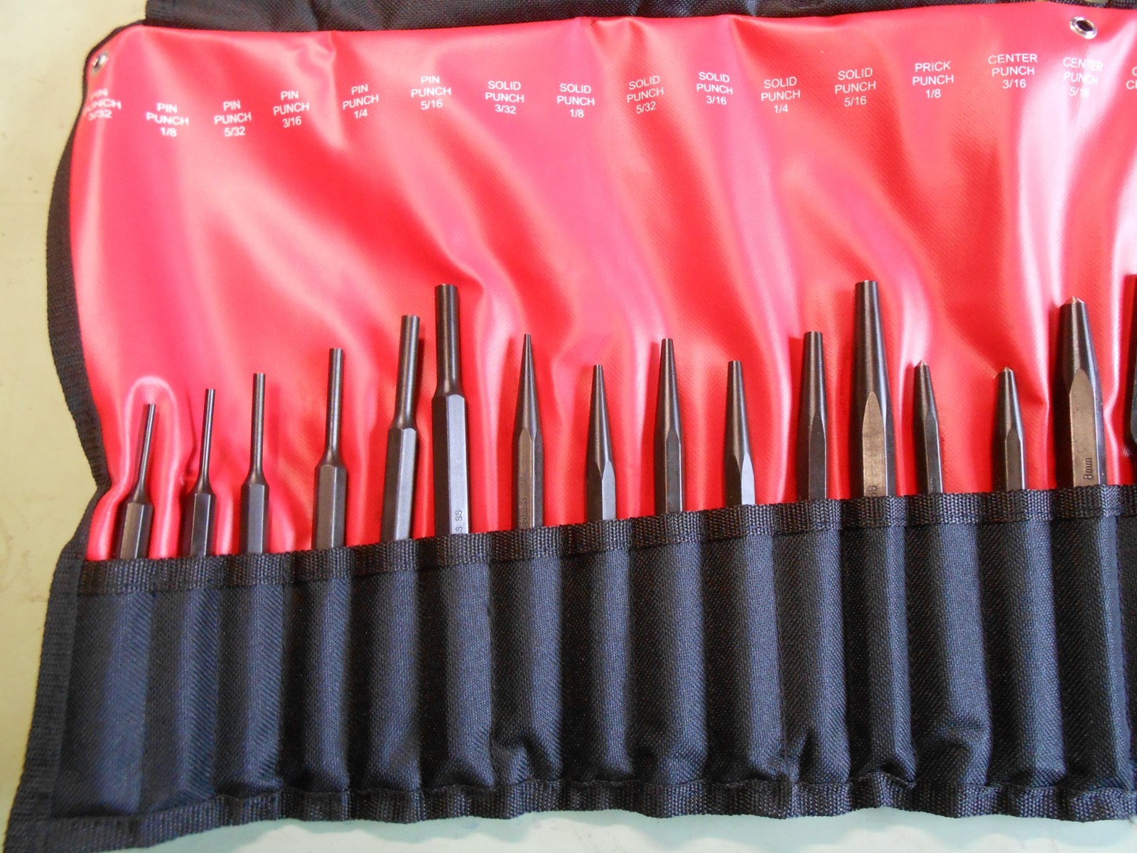 Mayhew Tools 61050 24 Pc. Punch & Chisel Set in Tool Roll