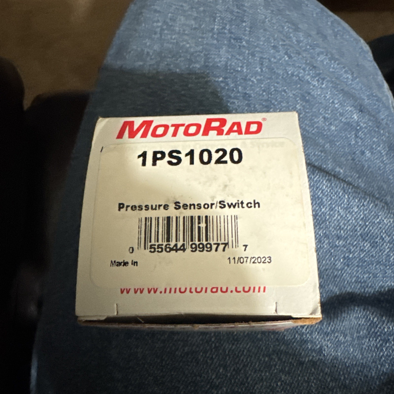MotoRad Low Pressure Switch With Seal 1PS1020