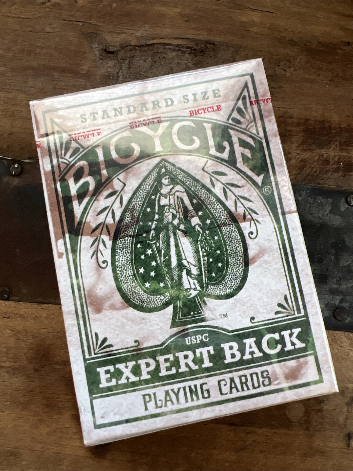 EXPERT BACK BICYCLE GREEN HISTORIC 1895 DECK PLAYING CARDS BY USPCC ©️ 8️⃣❤️