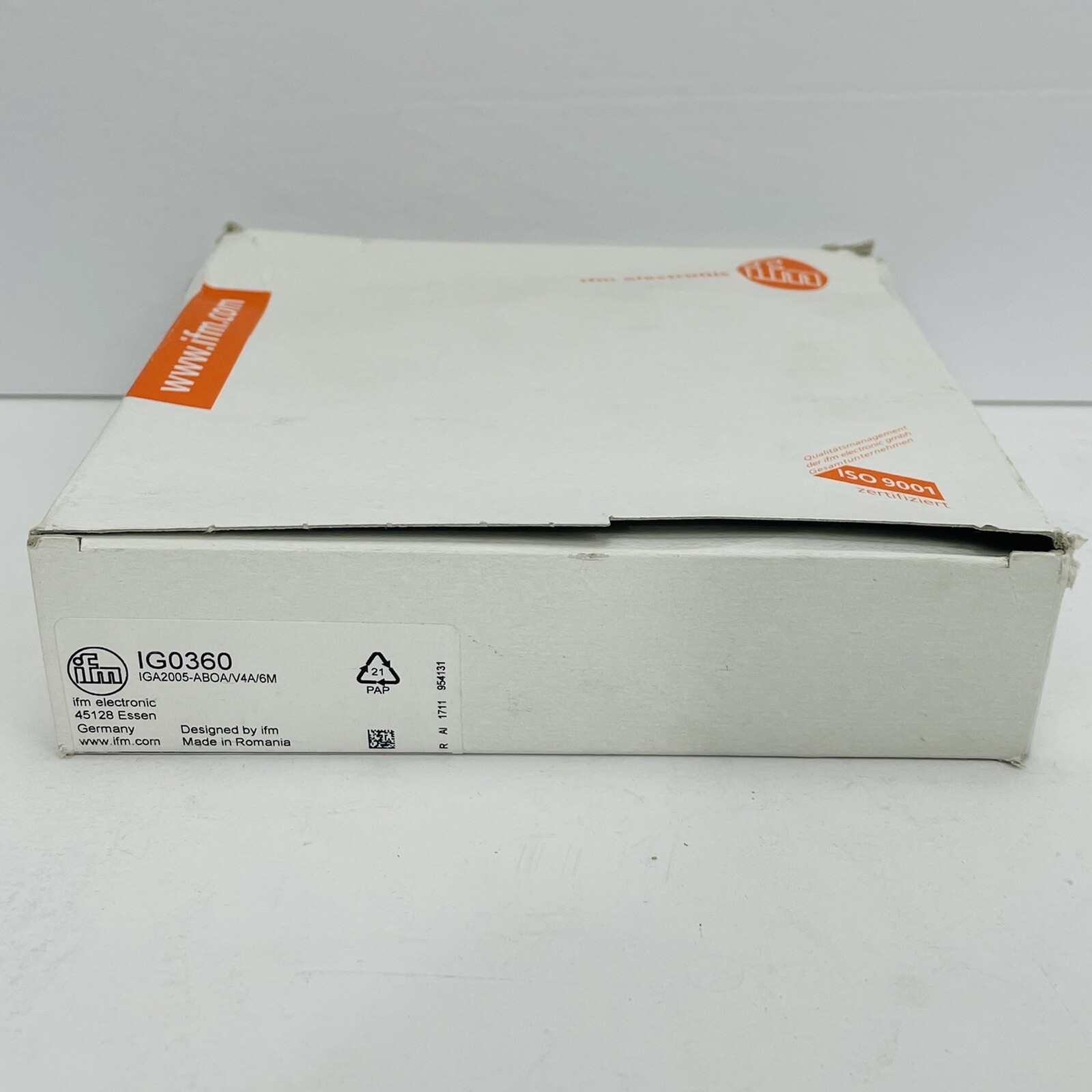 IFM Efector IG0360 Inductive Proximity Sensor ~NEW~