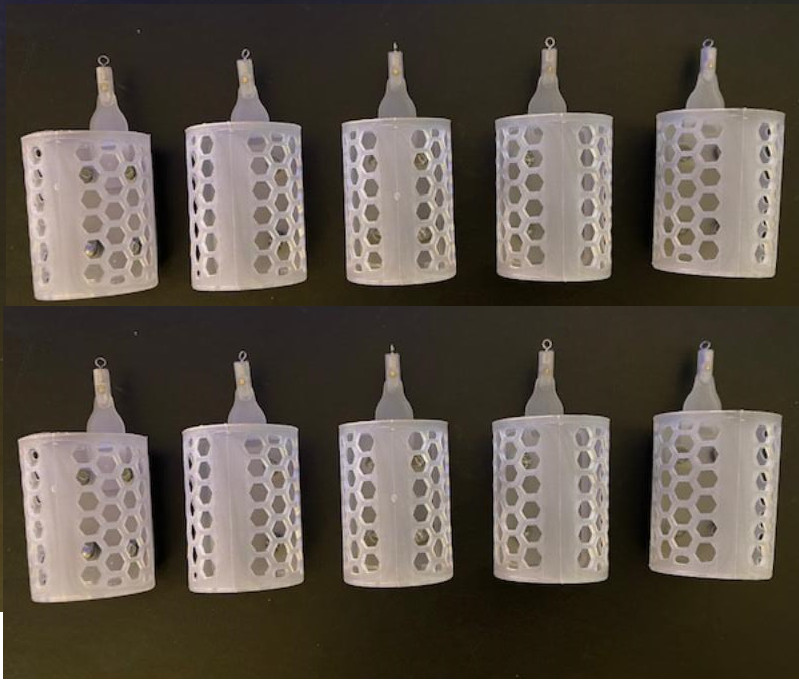 10 x  Fishing Feeders Power Mesh Swim feeder Feeder for rod reel   LARGE 120g