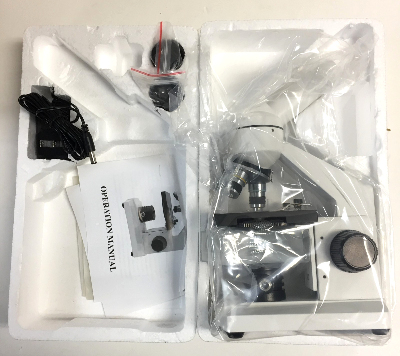 AmScope M102C-PB10 40X-1000X Biological Science Compound Microscope