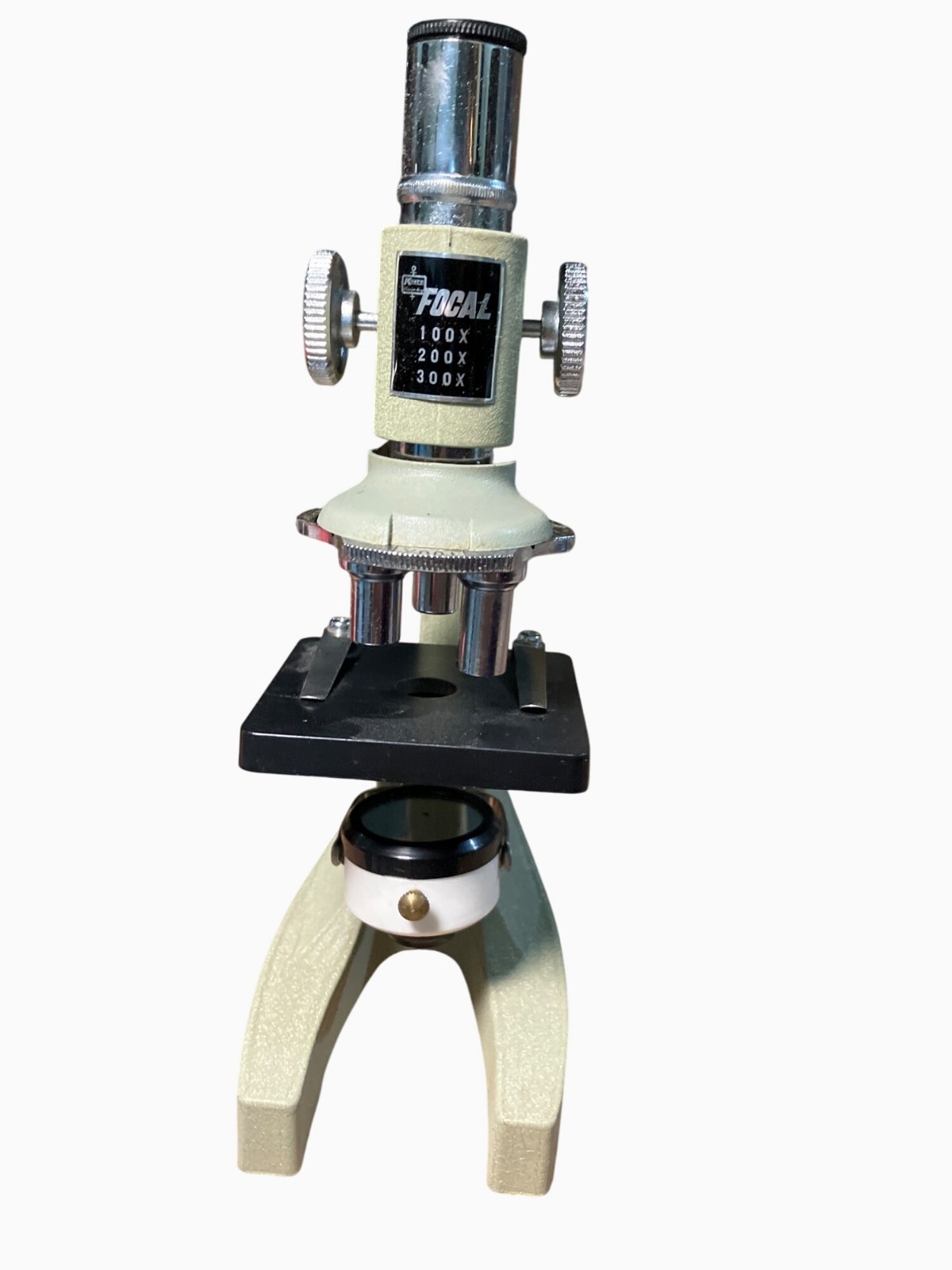 Focal Precision Made Microscope Set With Slides & Accessories Vintage