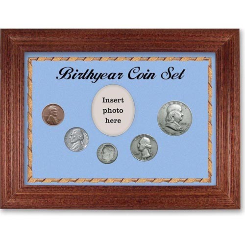 1953 Birthyear Coin Gift Set Cherry Frame